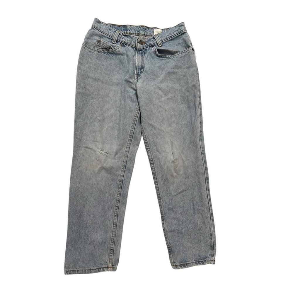 VTG Levi Straus 550 Denim Husky Relaxed Fit Men’s Jeans Size 30x26 1995 Denim